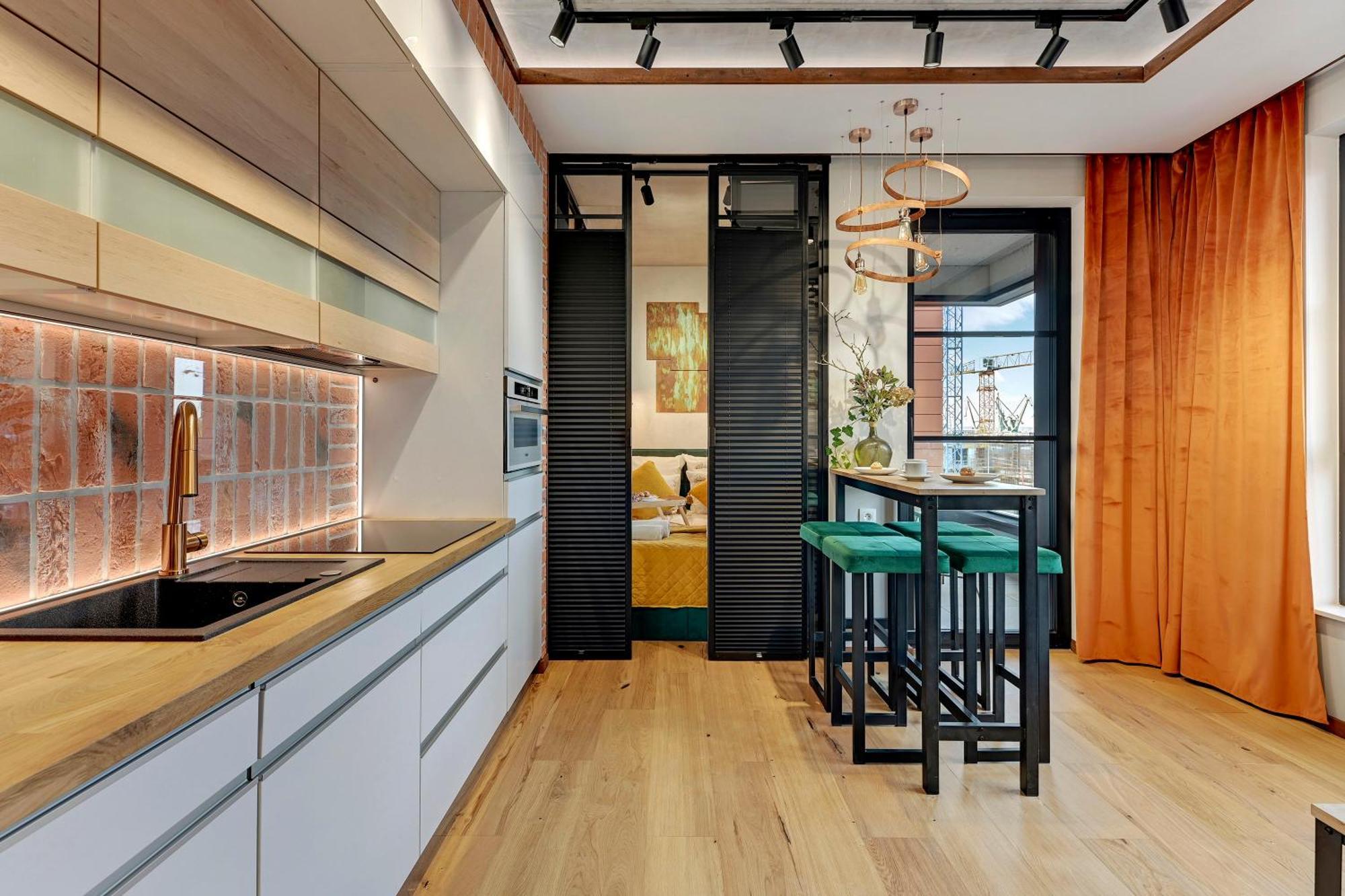Doki Living & Foodhall By Downtown Apartments 格但斯克 客房 照片